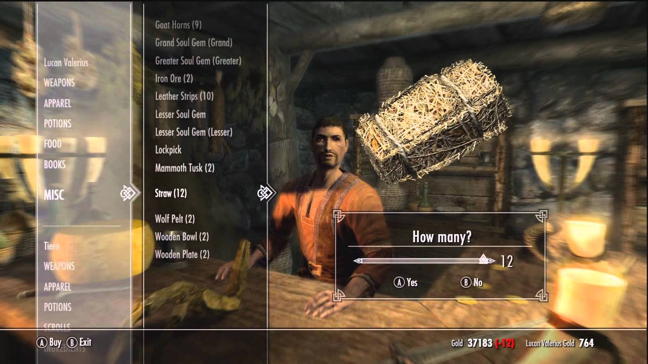 Where to Get Straw in Skyrim